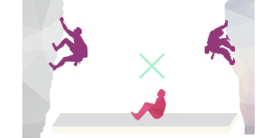 クライマーの下には入らない